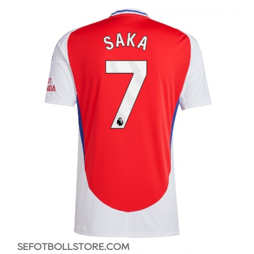 Arsenal Bukayo Saka #7 Replika Hemmatröja 2024-25 Kortärmad